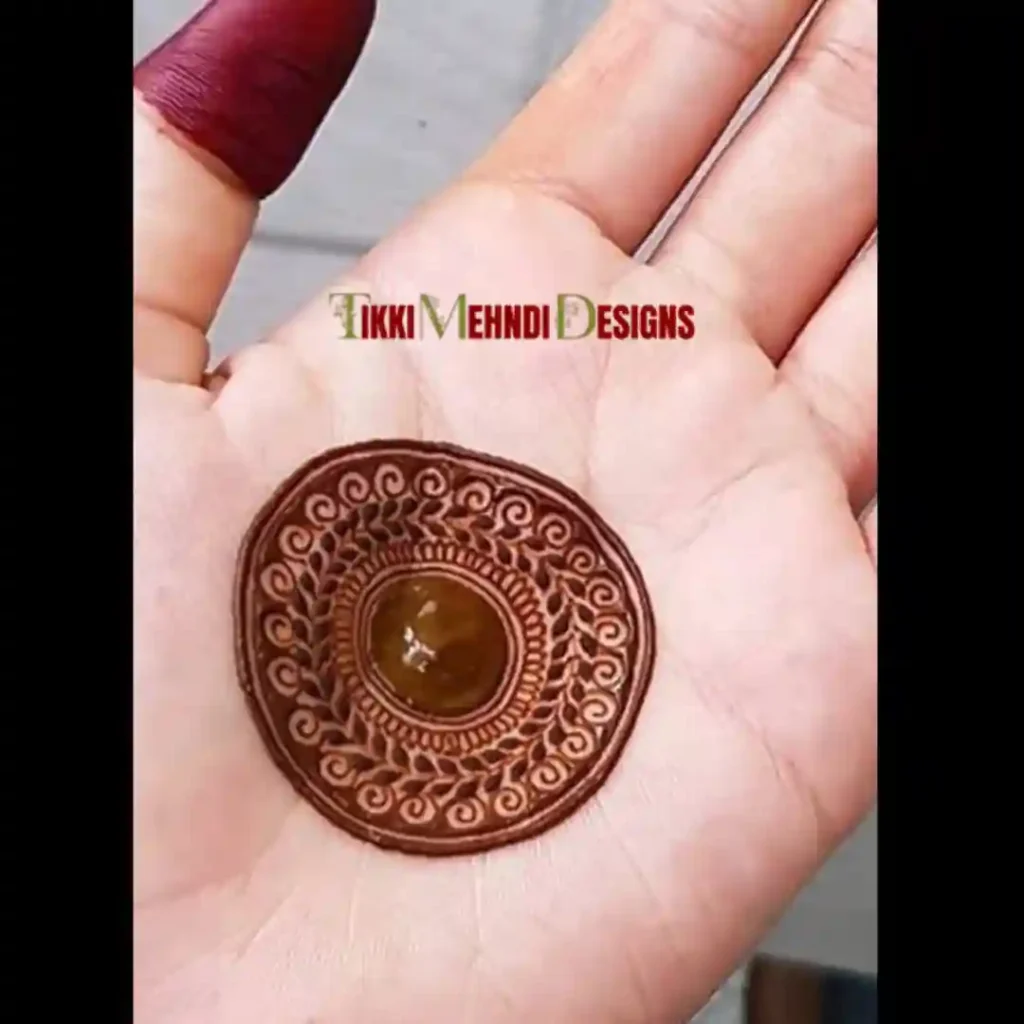 TIkki mehndi design