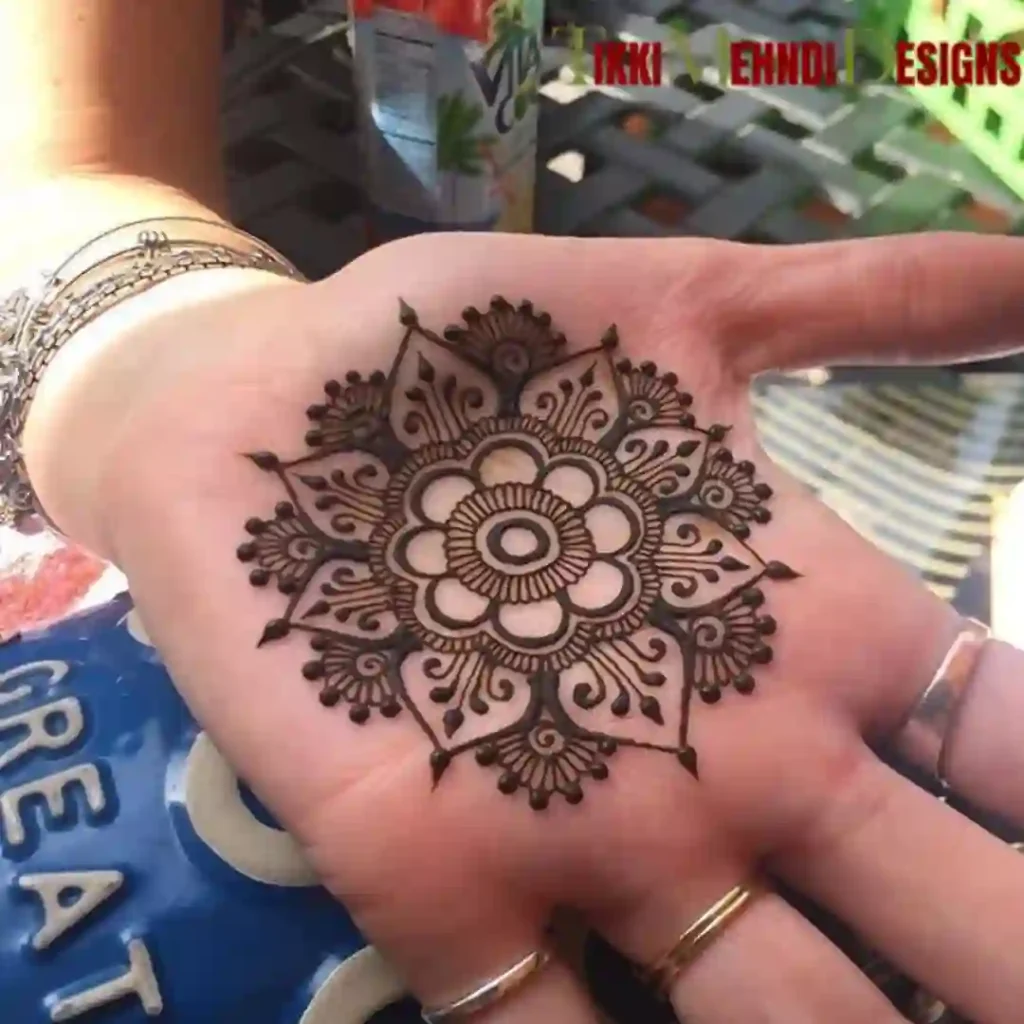 TIkki mehndi design