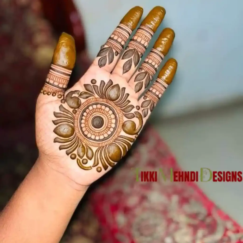 TIkki mehndi design