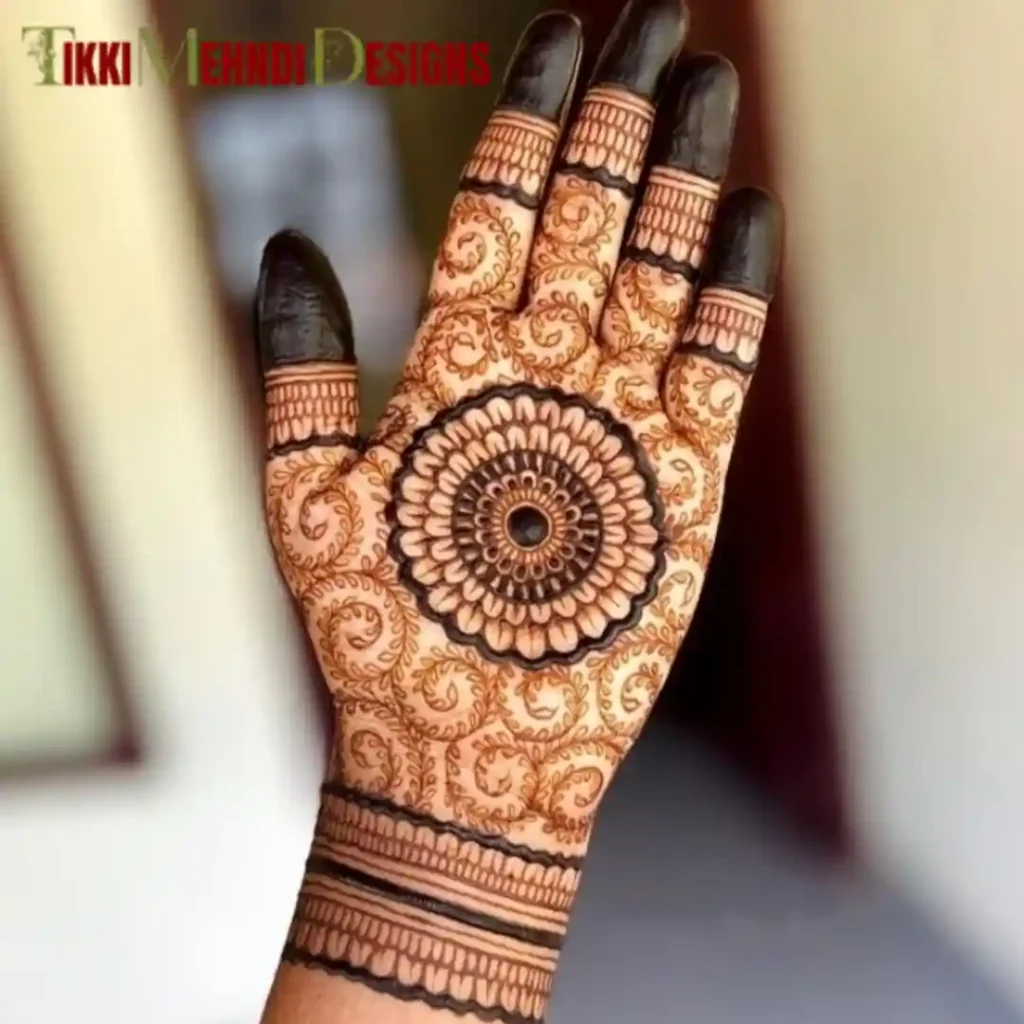 TIkki mehndi design
