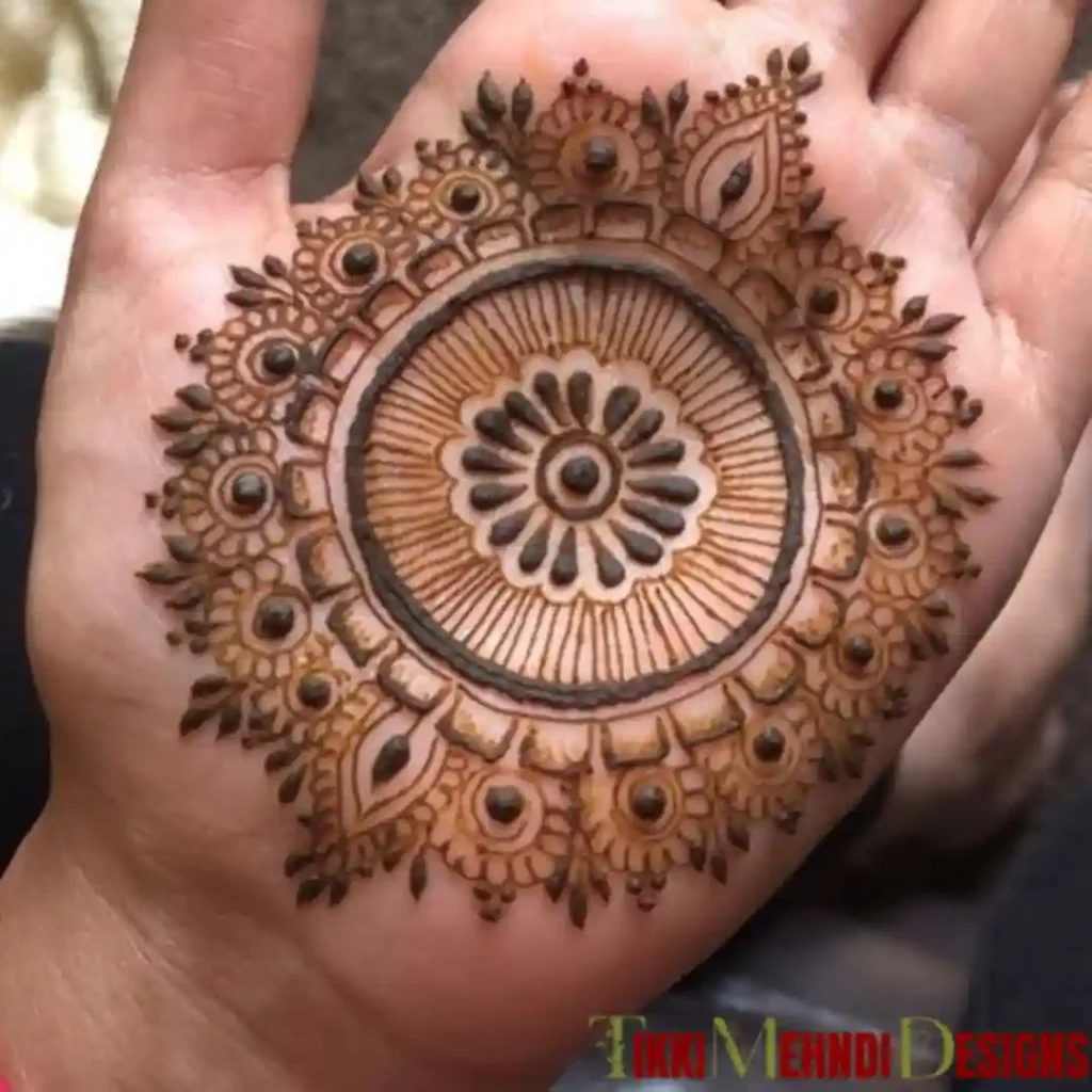 TIkki mehndi design