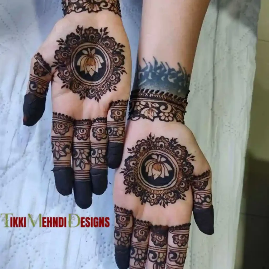 TIkki mehndi design