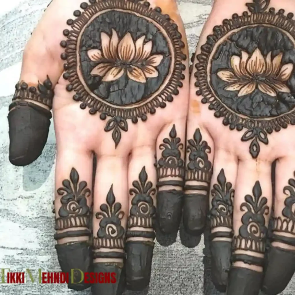 TIkki mehndi design