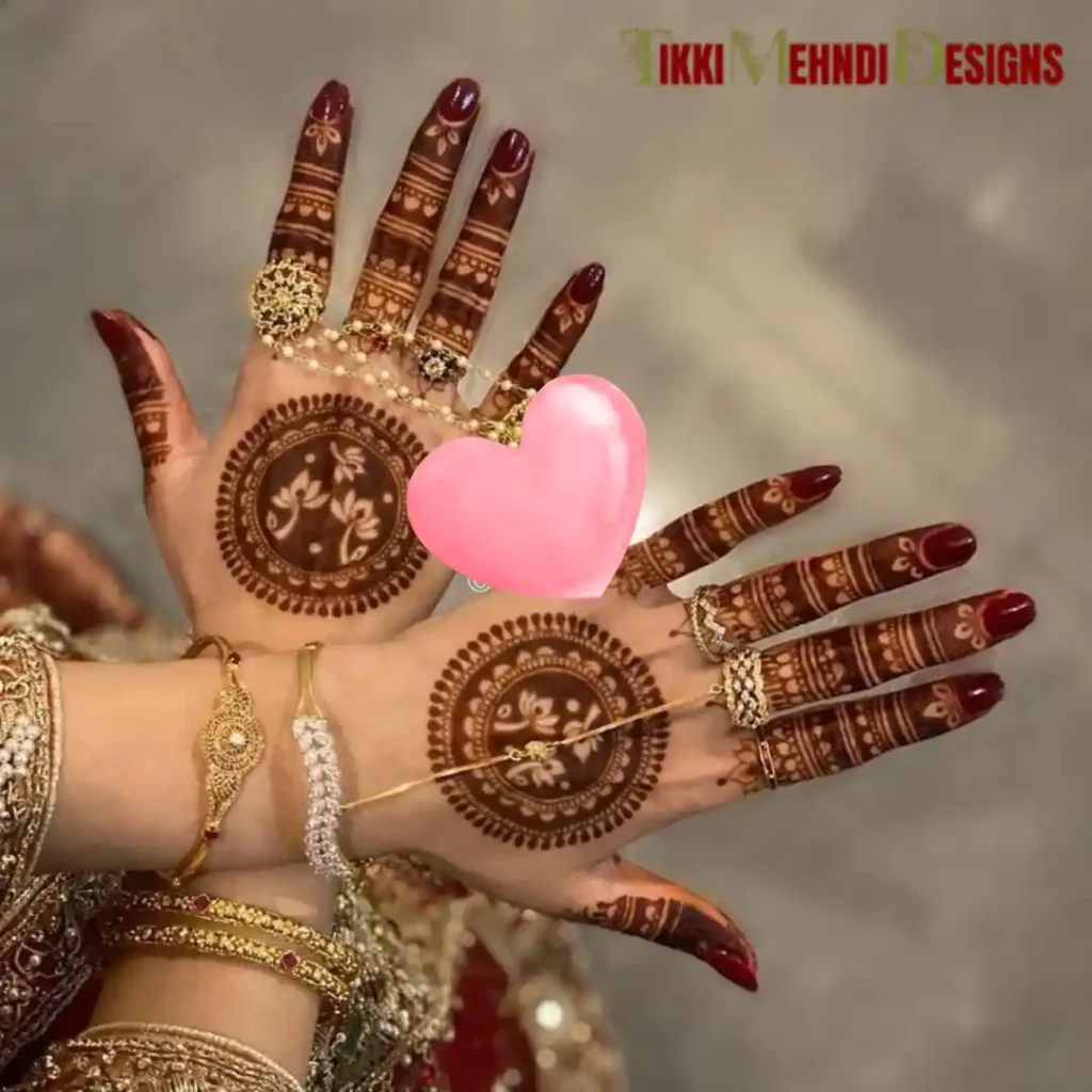 TIkki mehndi design
