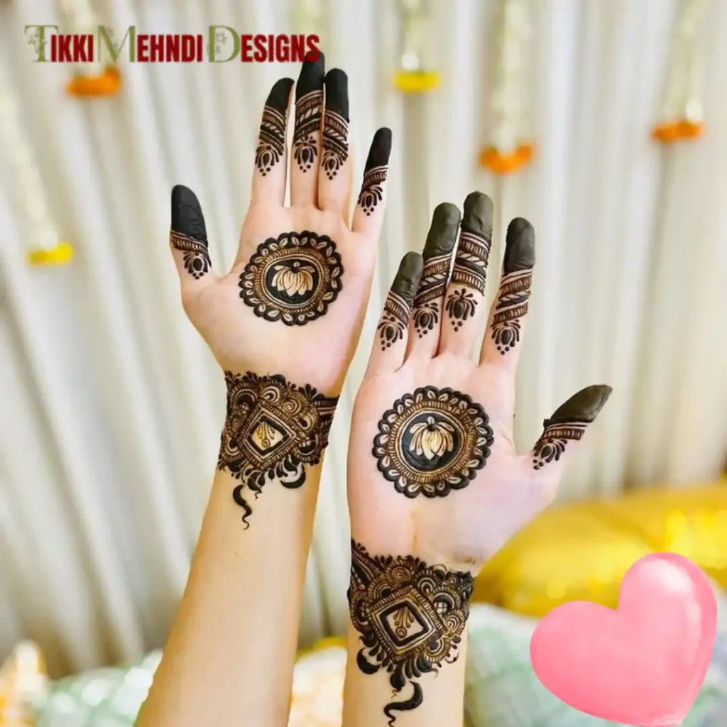 TIkki mehndi design