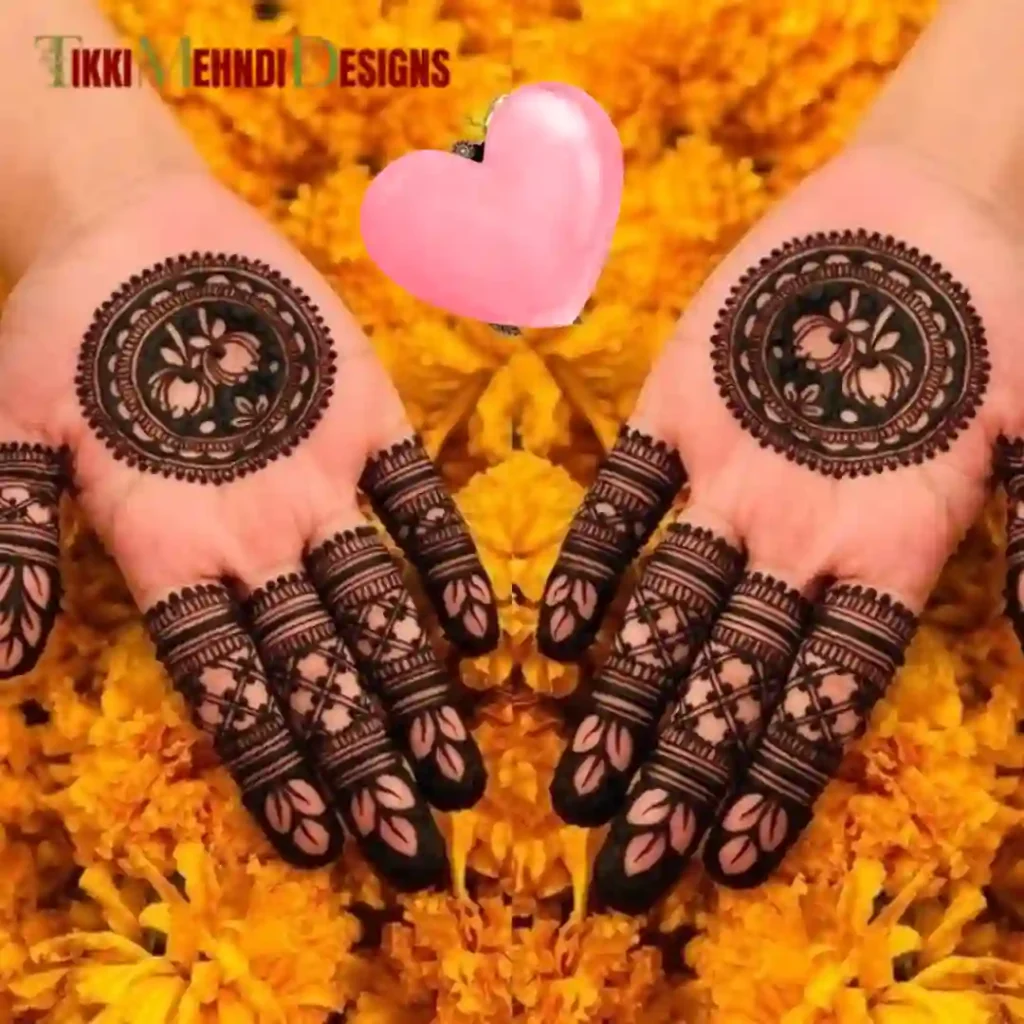 TIkki mehndi design