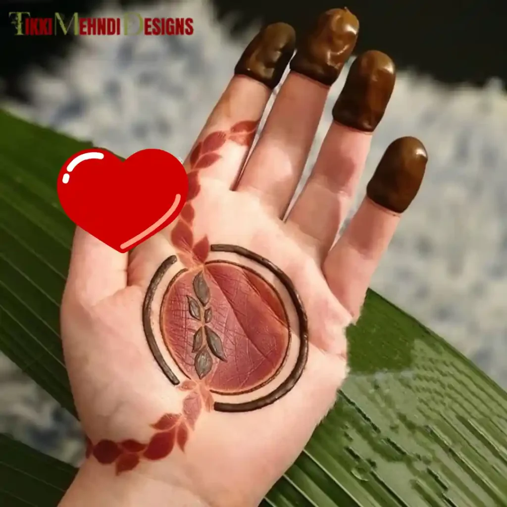 TIkki mehndi design