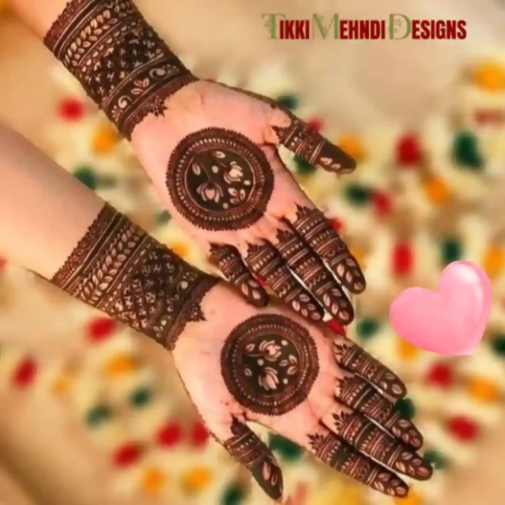 TIkki mehndi design