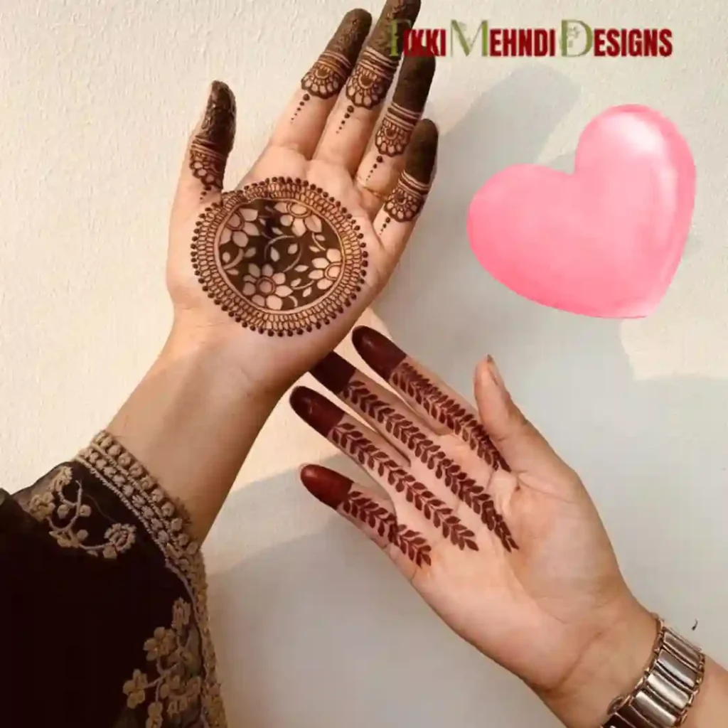 TIkki mehndi design