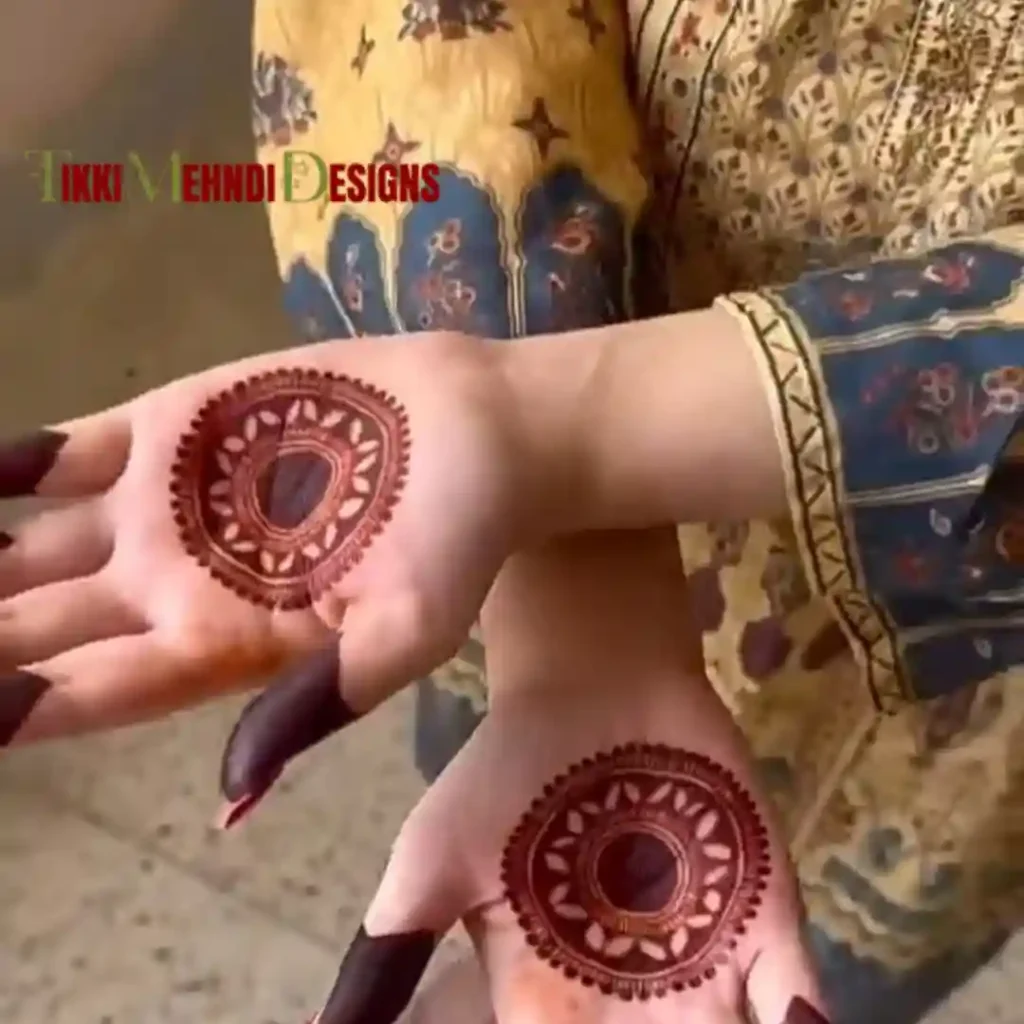 TIkki mehndi design