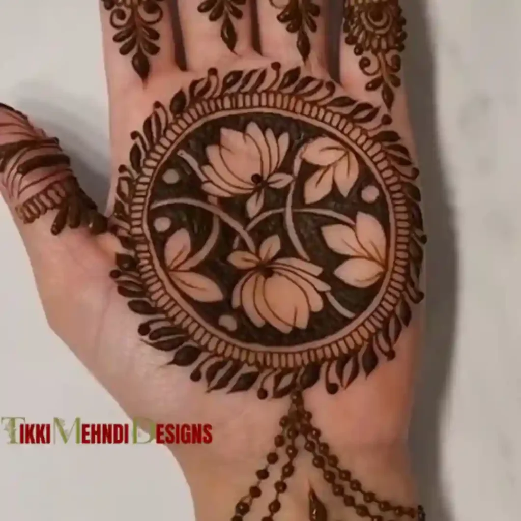 TIkki mehndi design