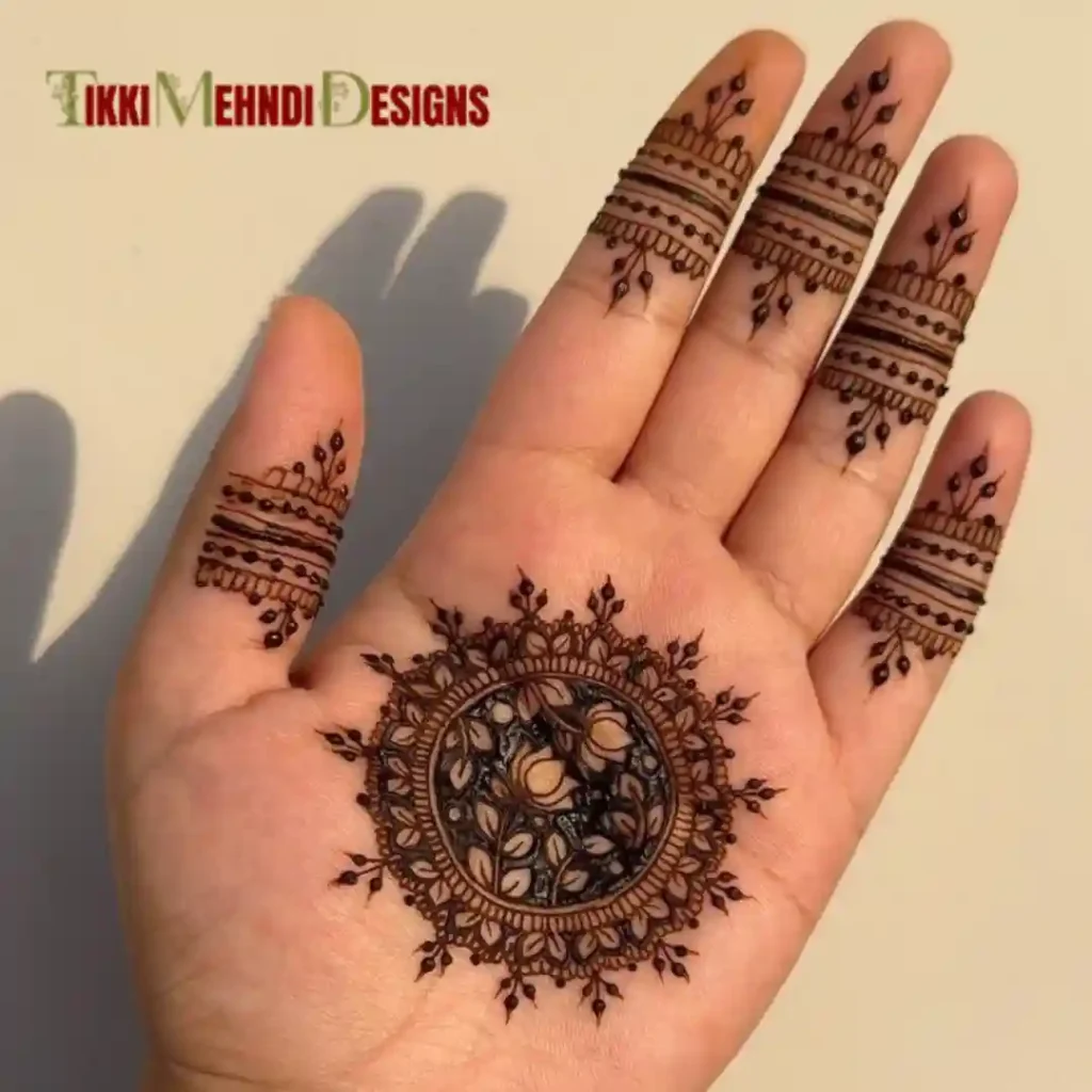 TIkki mehndi design