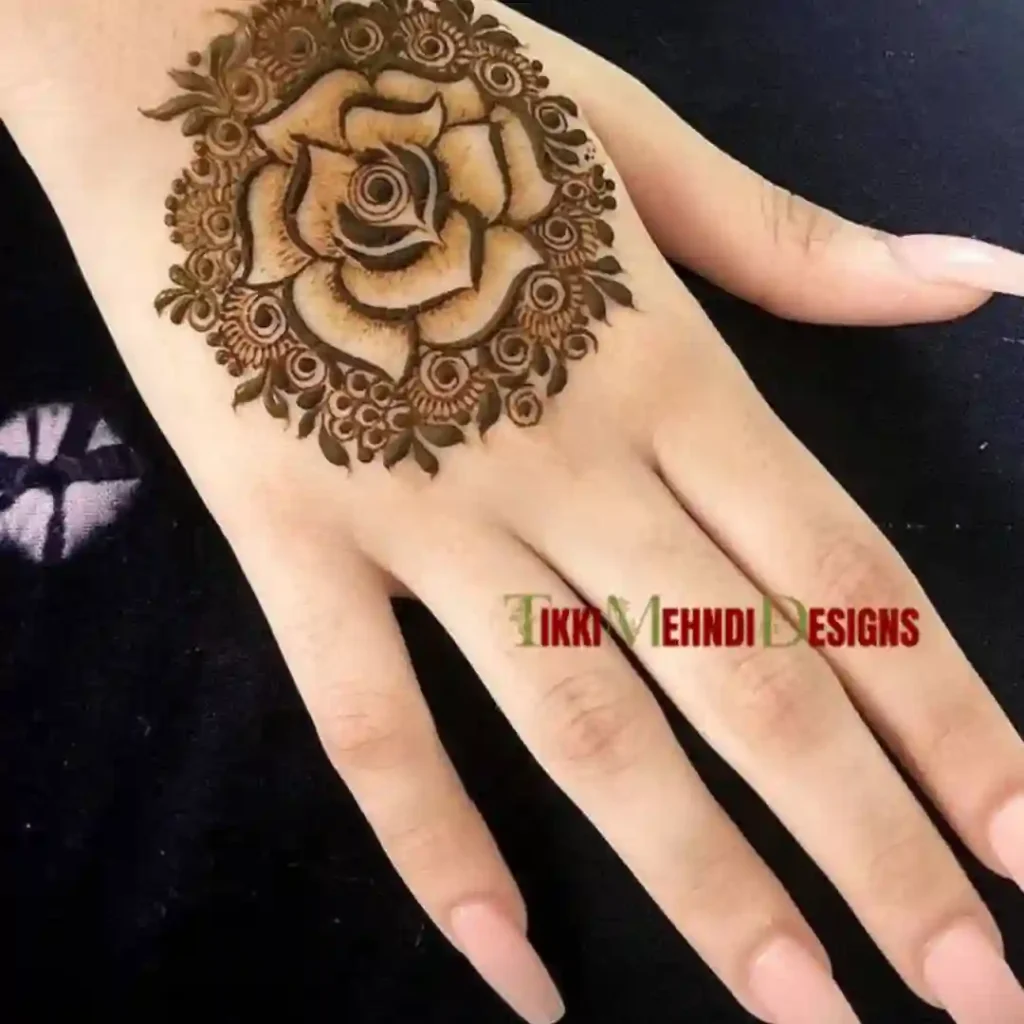 TIkki mehndi design