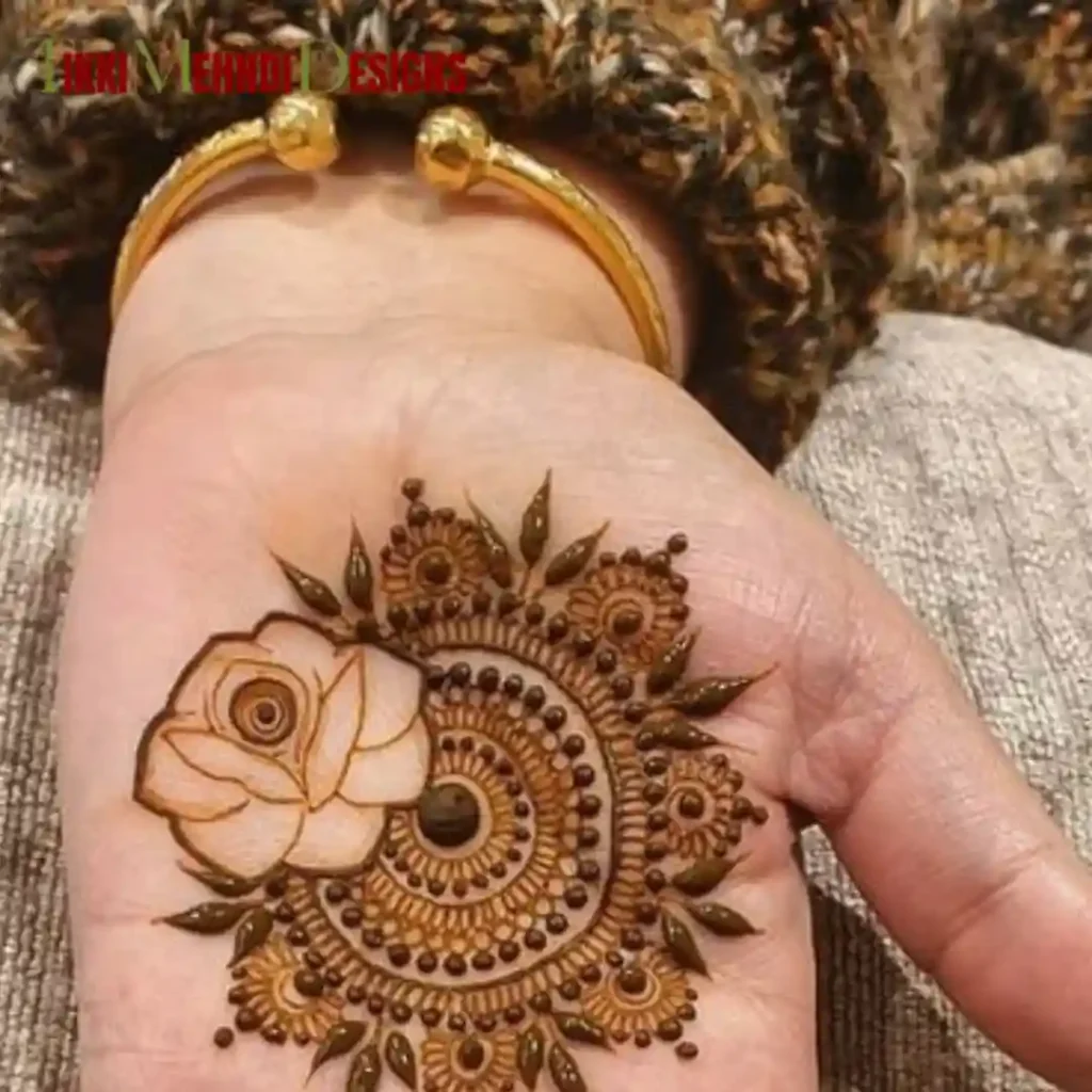 TIkki mehndi design