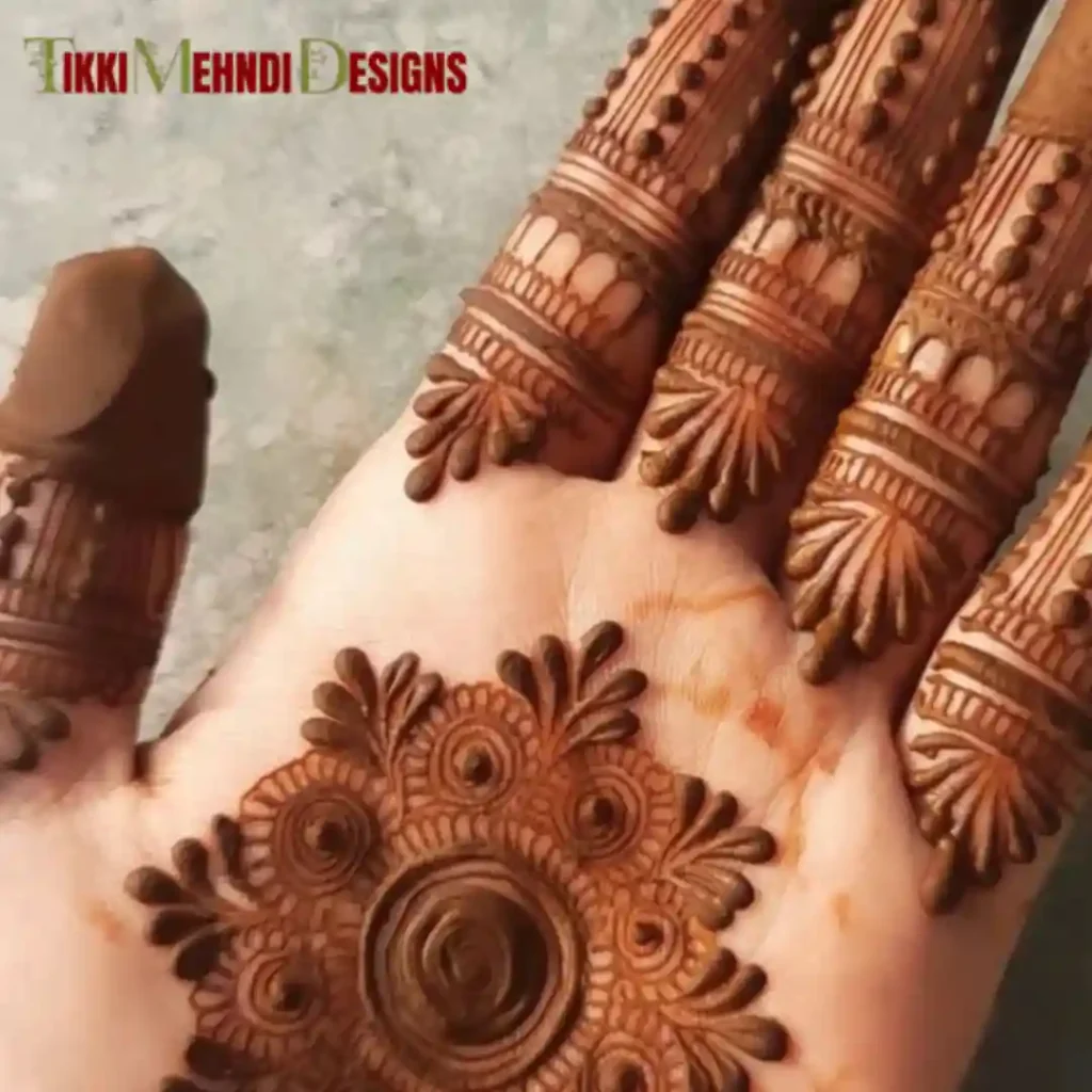 TIkki mehndi design