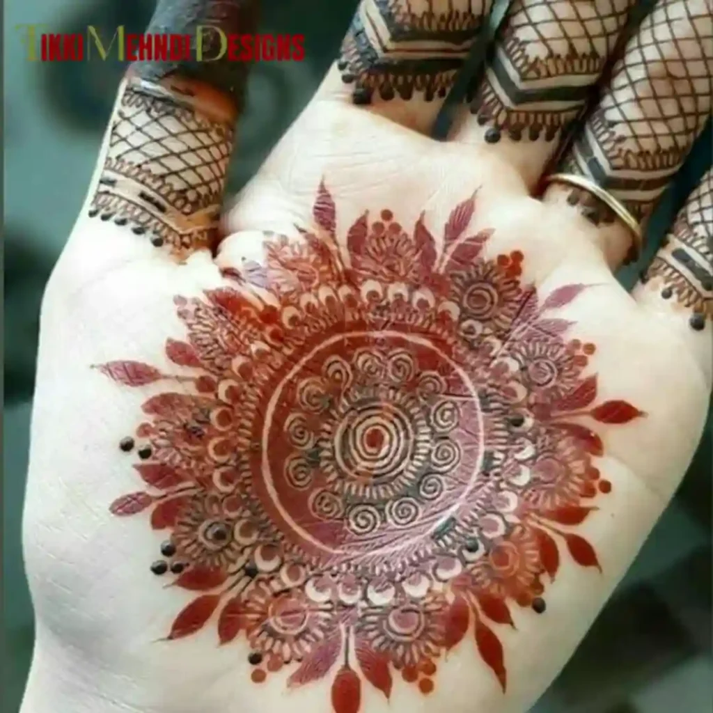 TIkki mehndi design