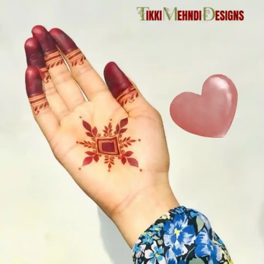 TIkki mehndi design