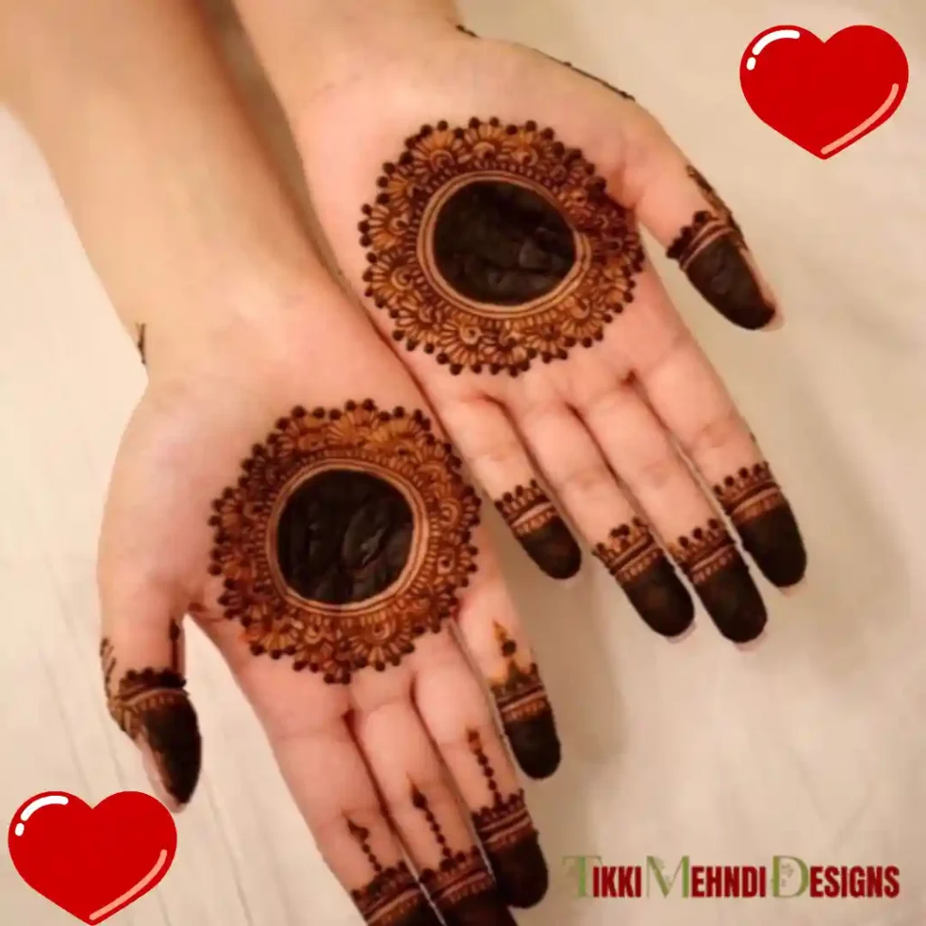 TIkki mehndi design