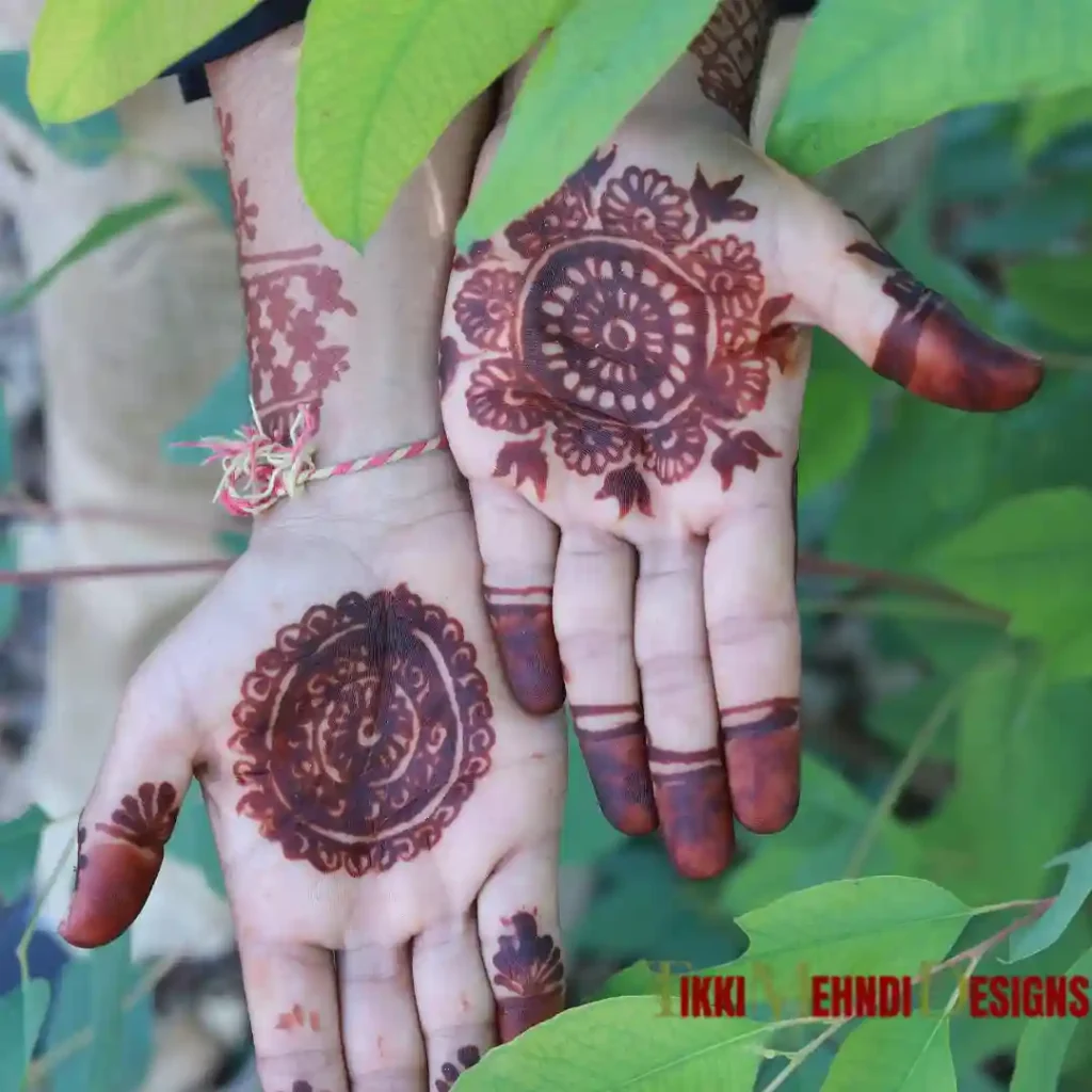 TIkki mehndi design