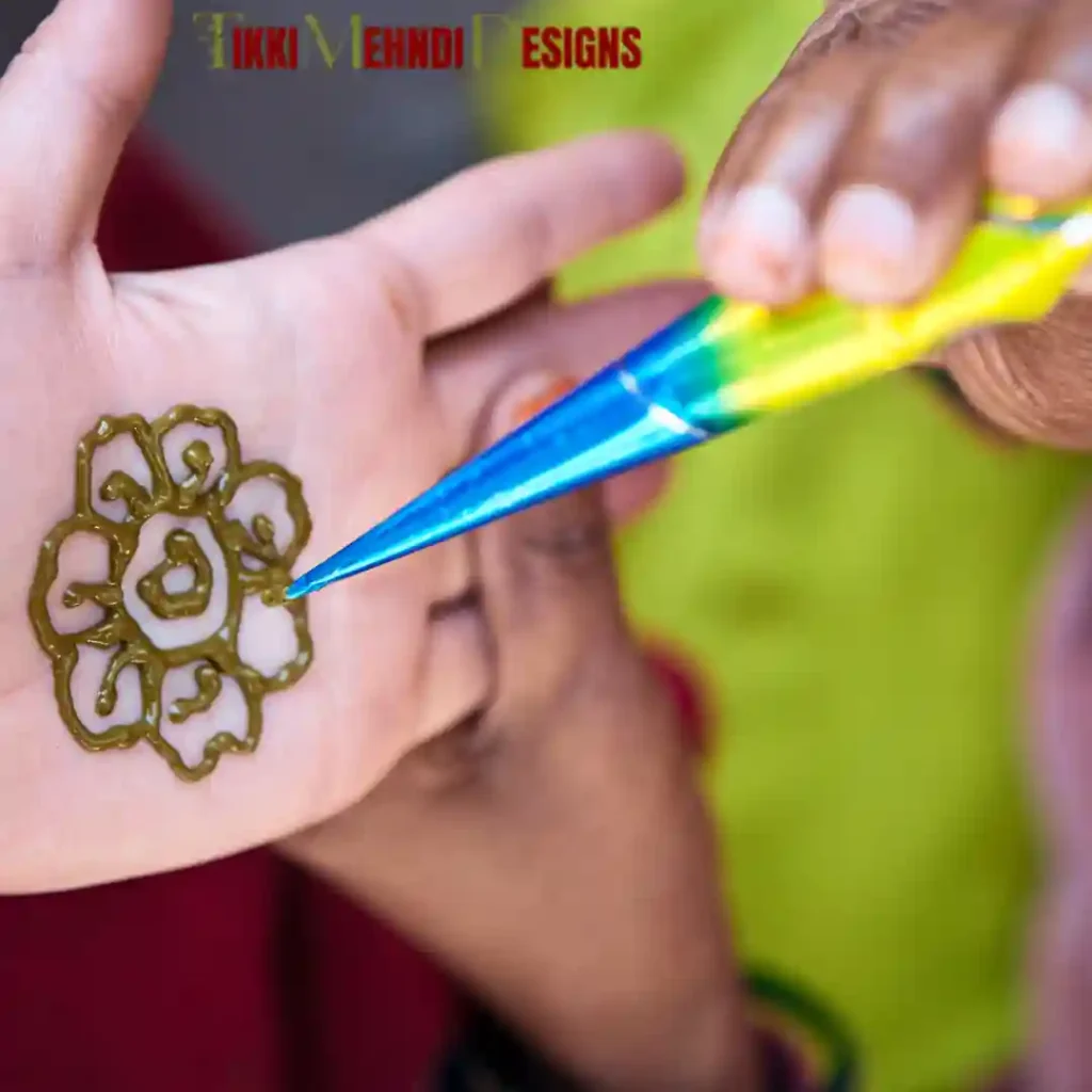 TIkki mehndi design