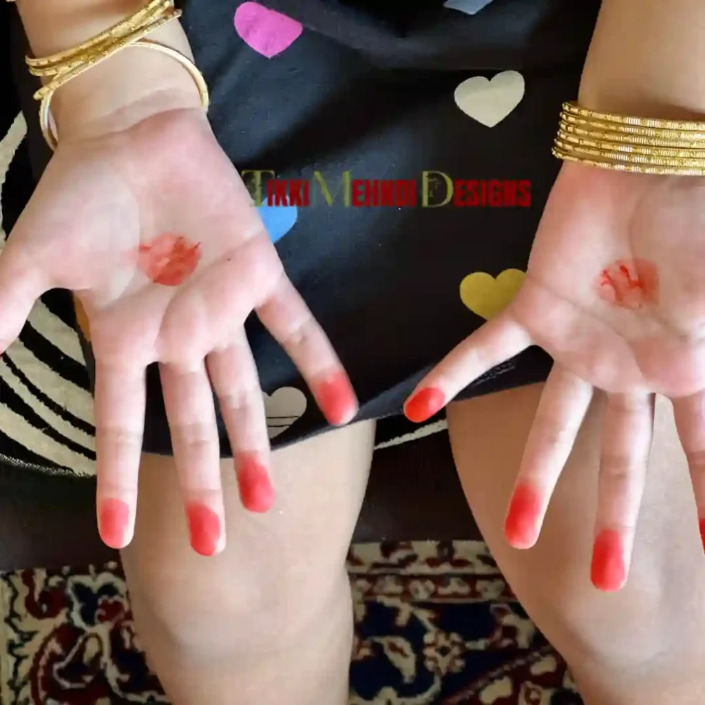 TIkki mehndi design