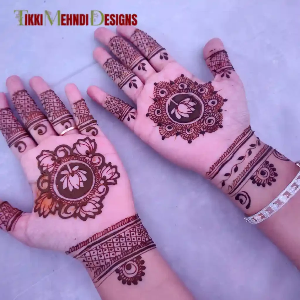 TIkki mehndi design