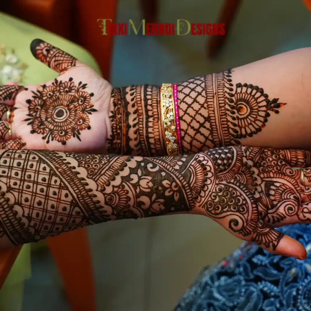 TIkki mehndi design