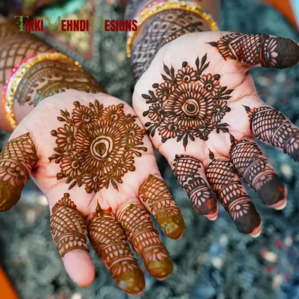 TIkki mehndi design