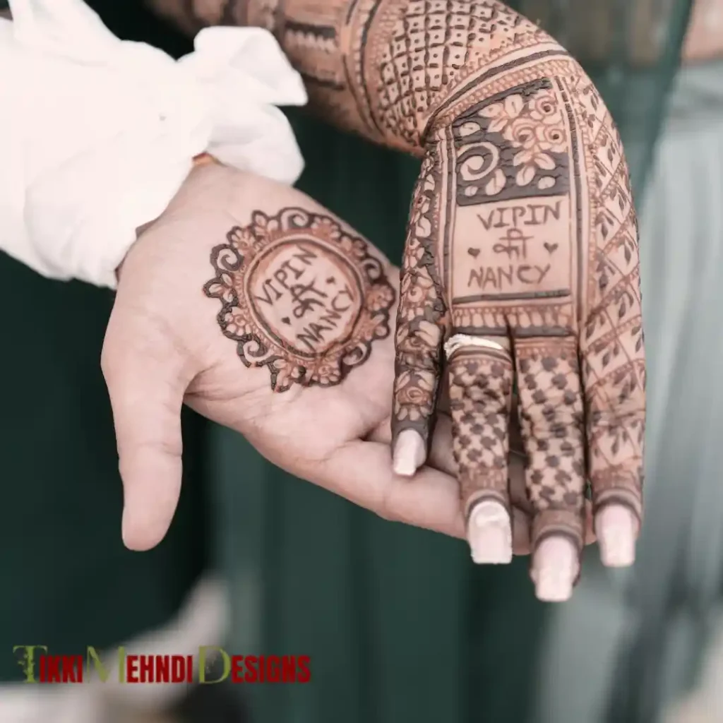 TIkki mehndi design