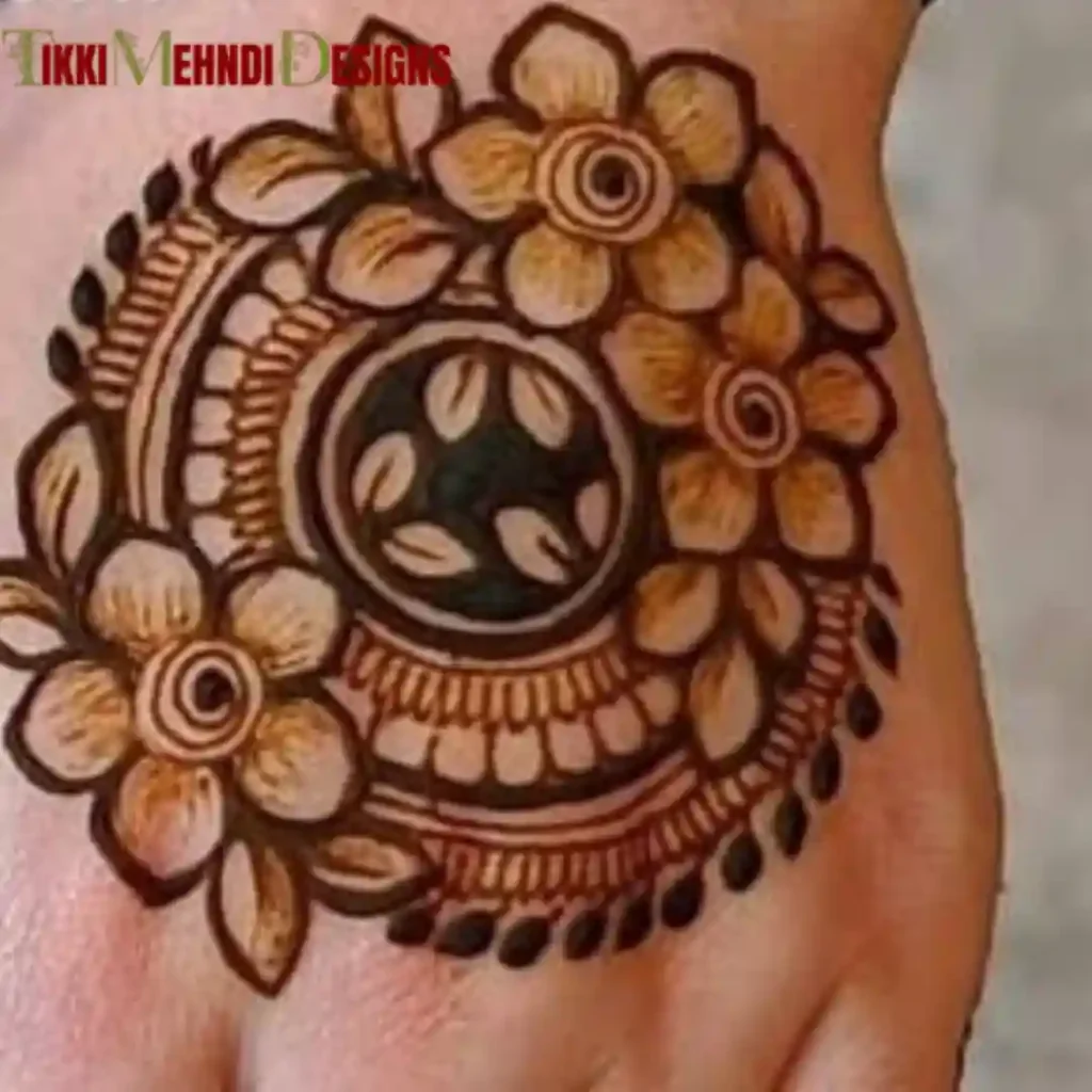 TIkki mehndi design