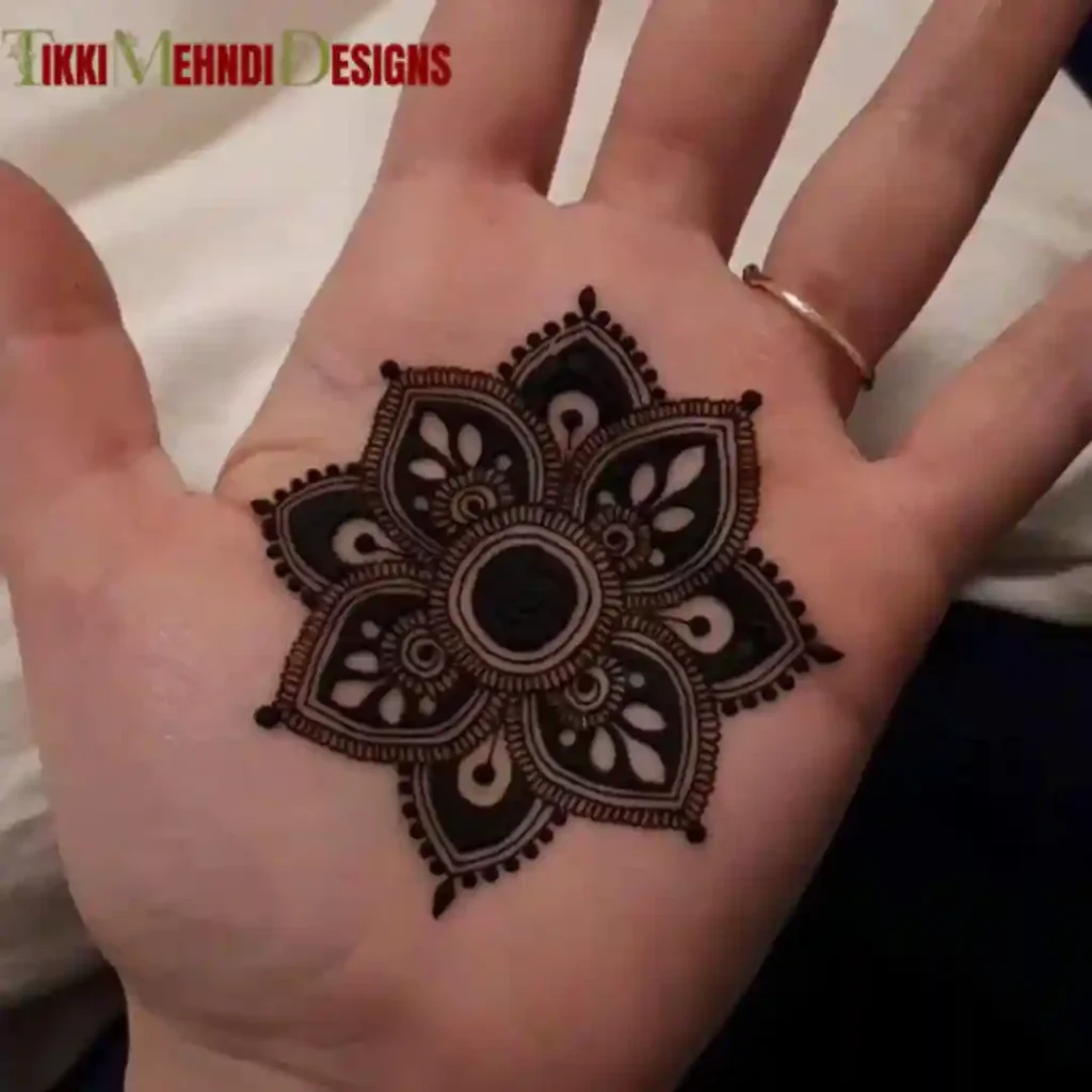 TIkki mehndi design