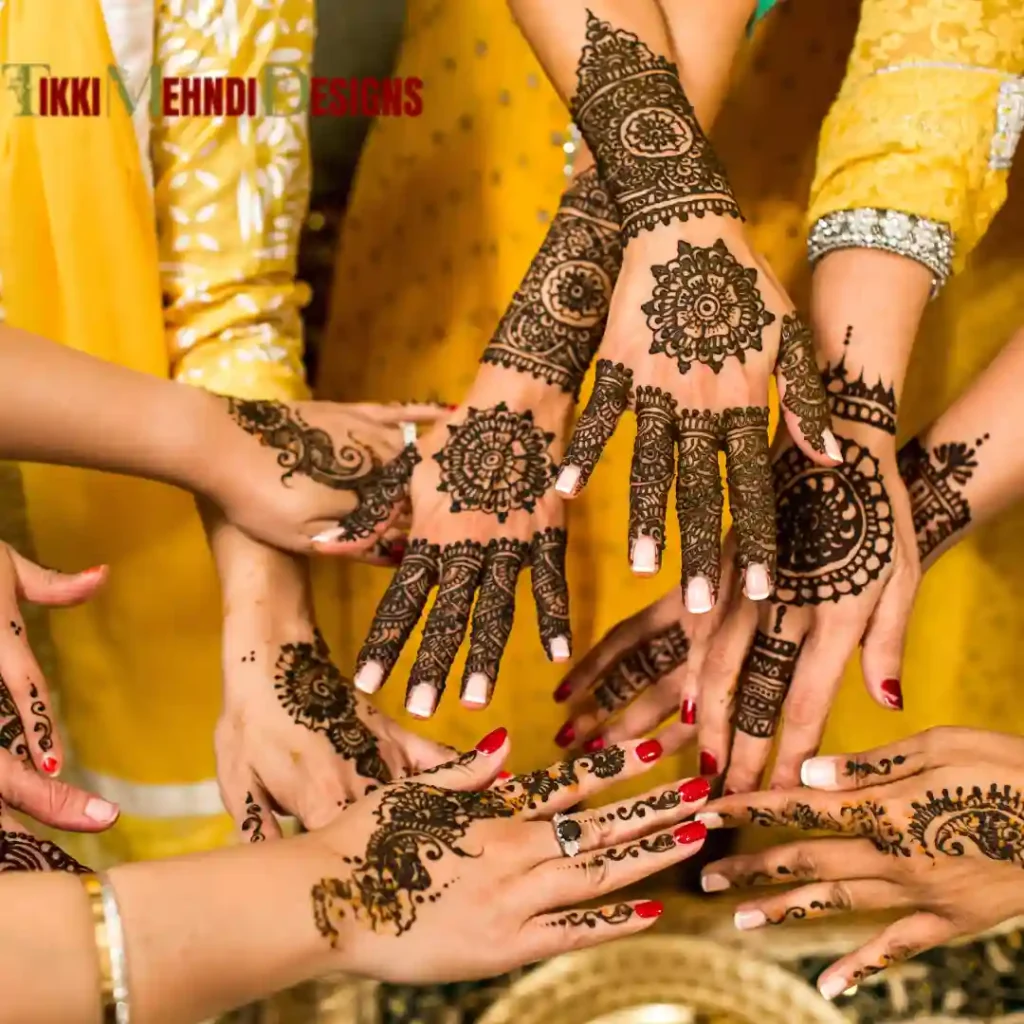 TIkki mehndi design
