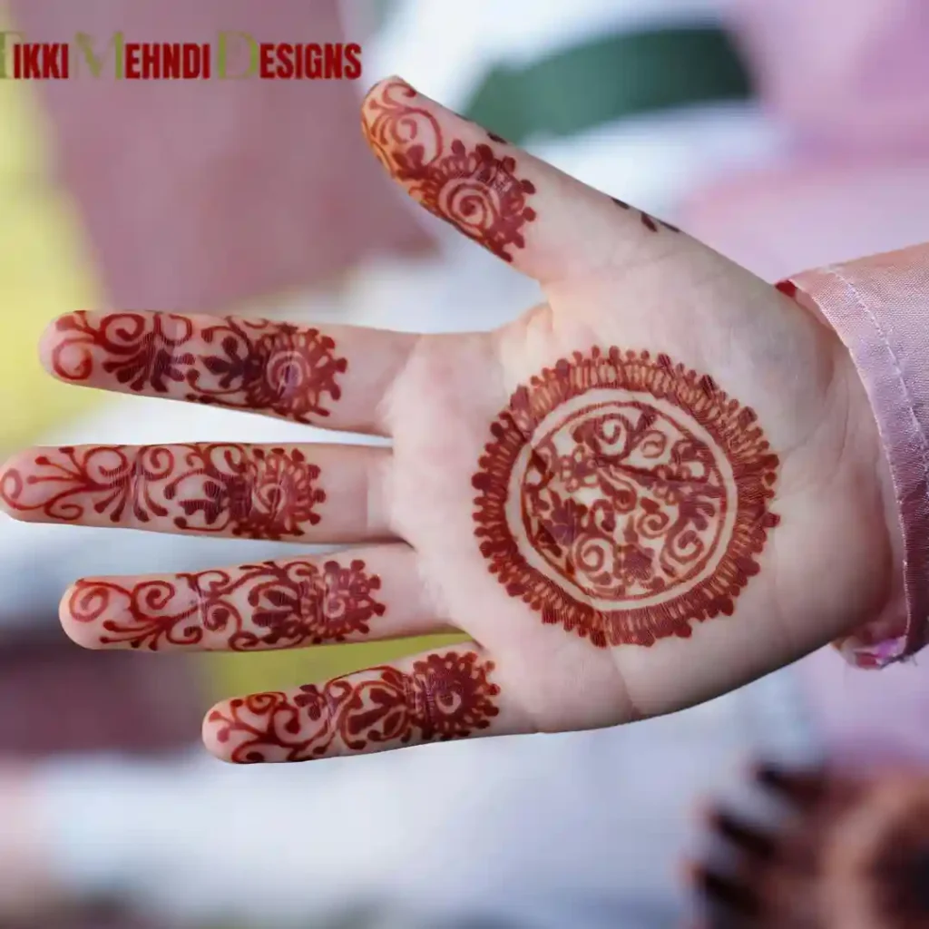 TIkki mehndi design