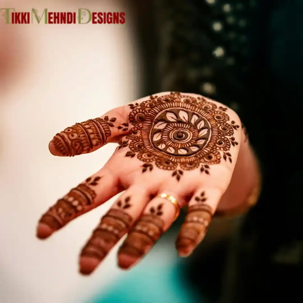 TIkki mehndi design