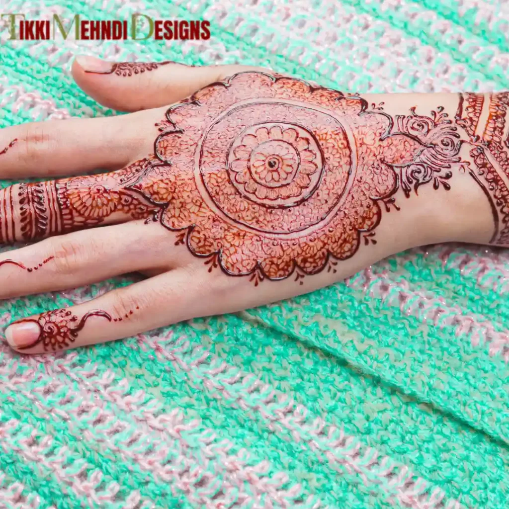 TIkki mehndi design