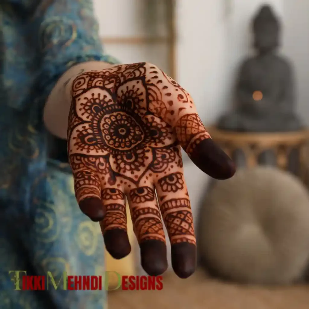 TIkki mehndi design