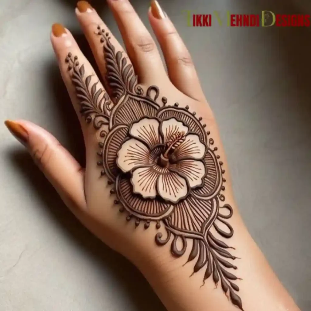 TIkki mehndi design