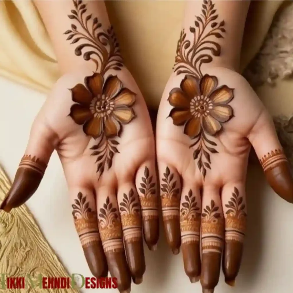 TIkki mehndi design