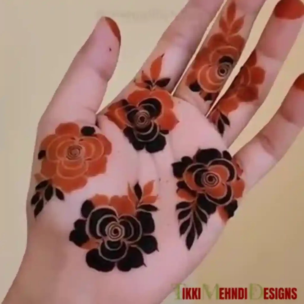 TIkki mehndi design