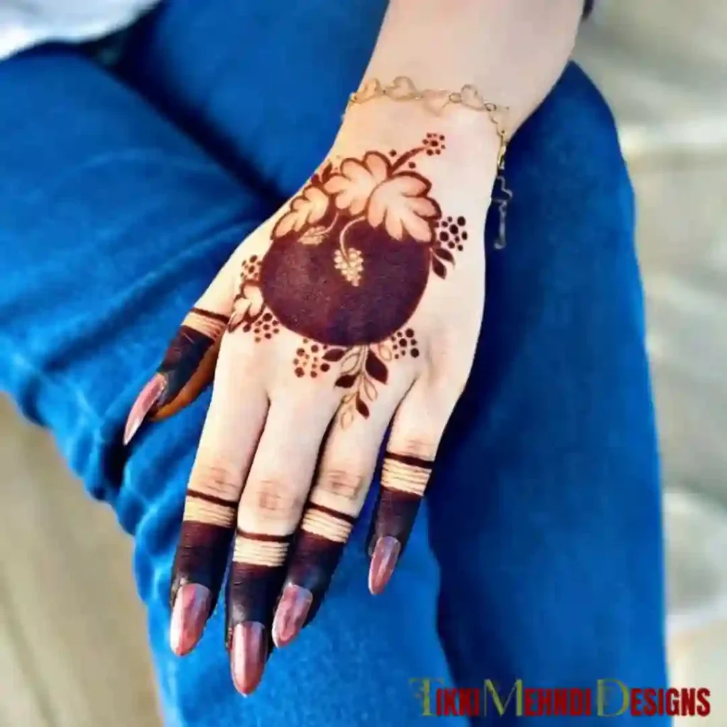 TIkki mehndi design