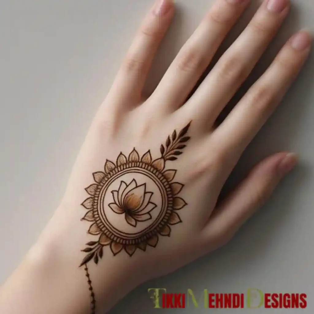 TIkki mehndi design