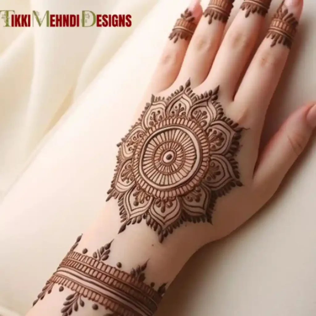 TIkki mehndi design