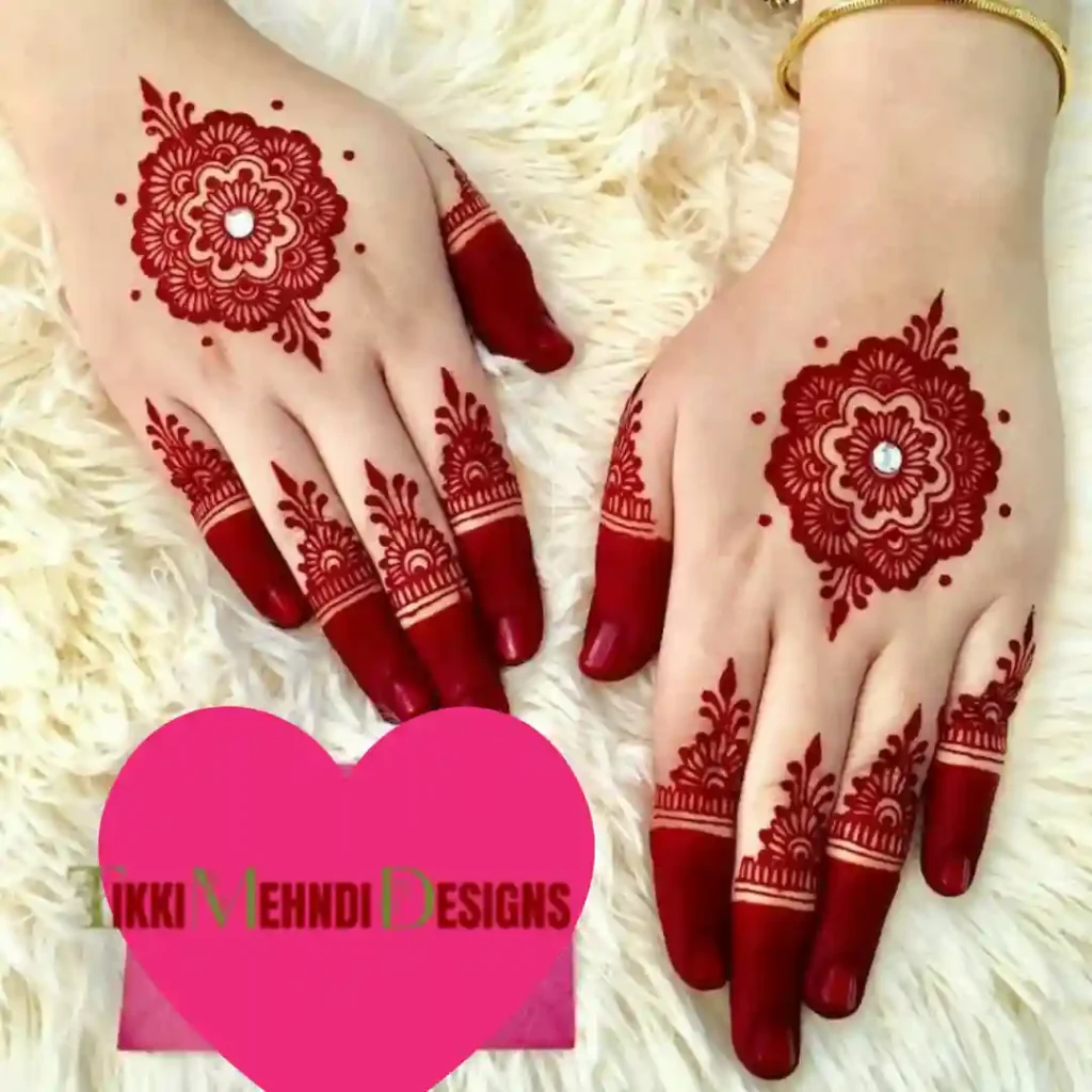 TIkki mehndi design