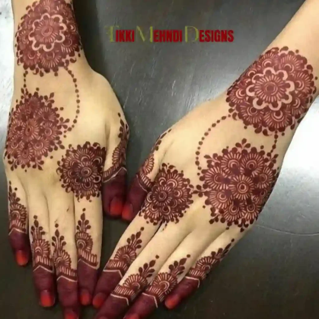 TIkki mehndi design