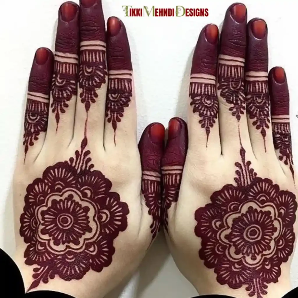 TIkki mehndi design