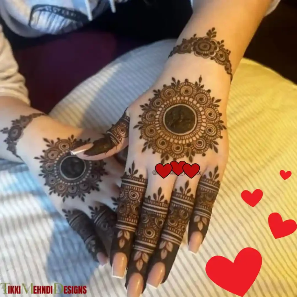 TIkki mehndi design