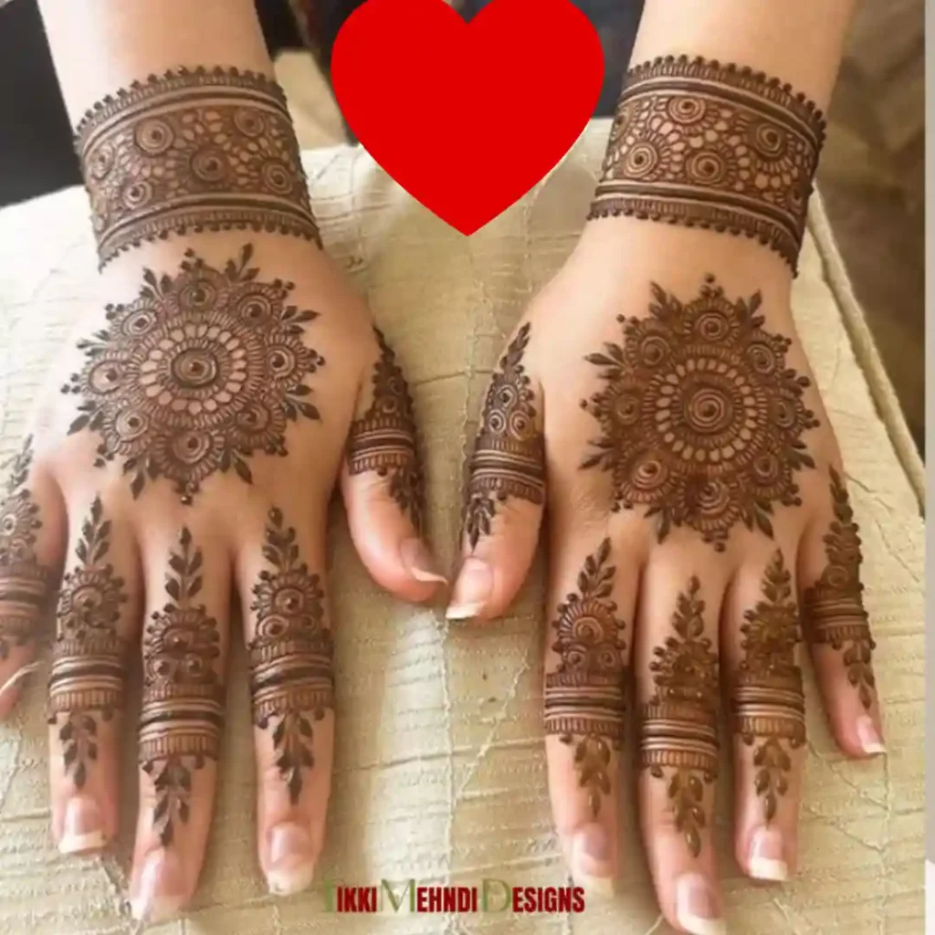 TIkki mehndi design