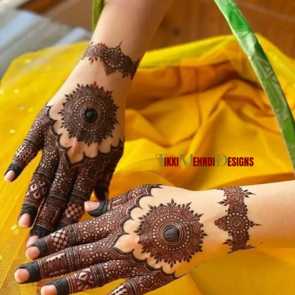 TIkki mehndi design