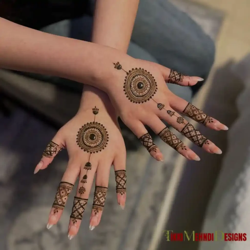 TIkki mehndi design