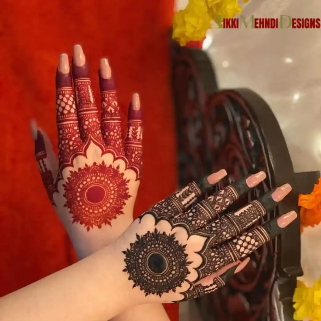 TIkki mehndi design